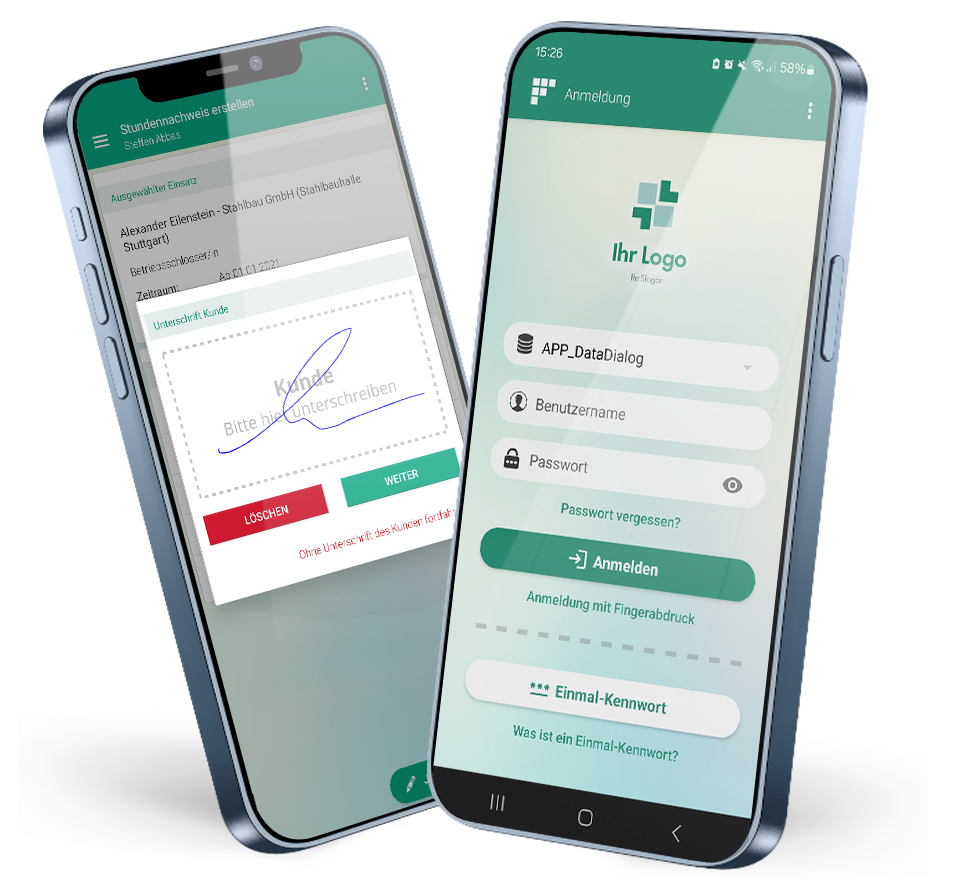 Personal-DIALOG Mobil - mobile Zeitarbeitssoftware