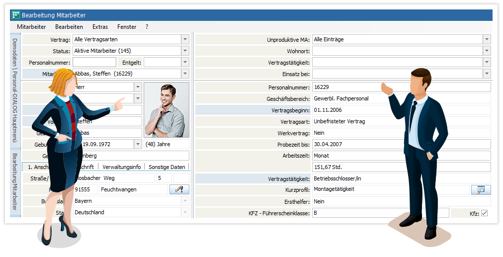 Personal-DIALOG Stammdaten