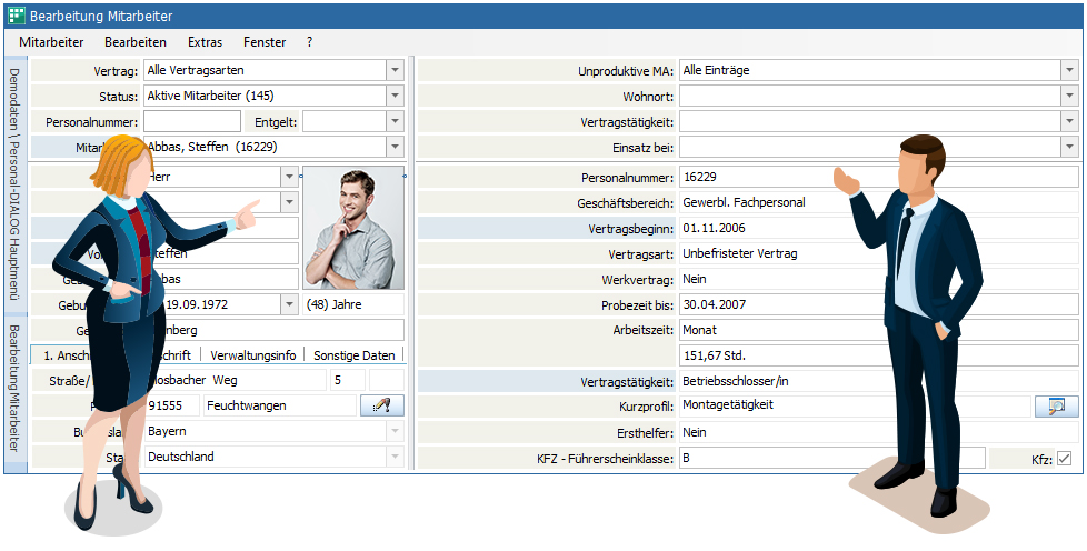 Personal-DIALOG Stammdaten